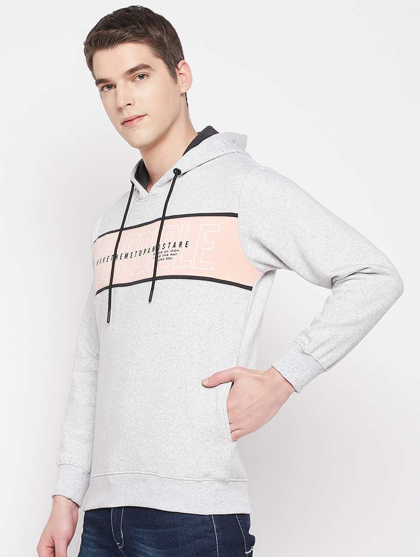 cotton blend chest print sweatshirt - 19164726 -  Standard Image - 2