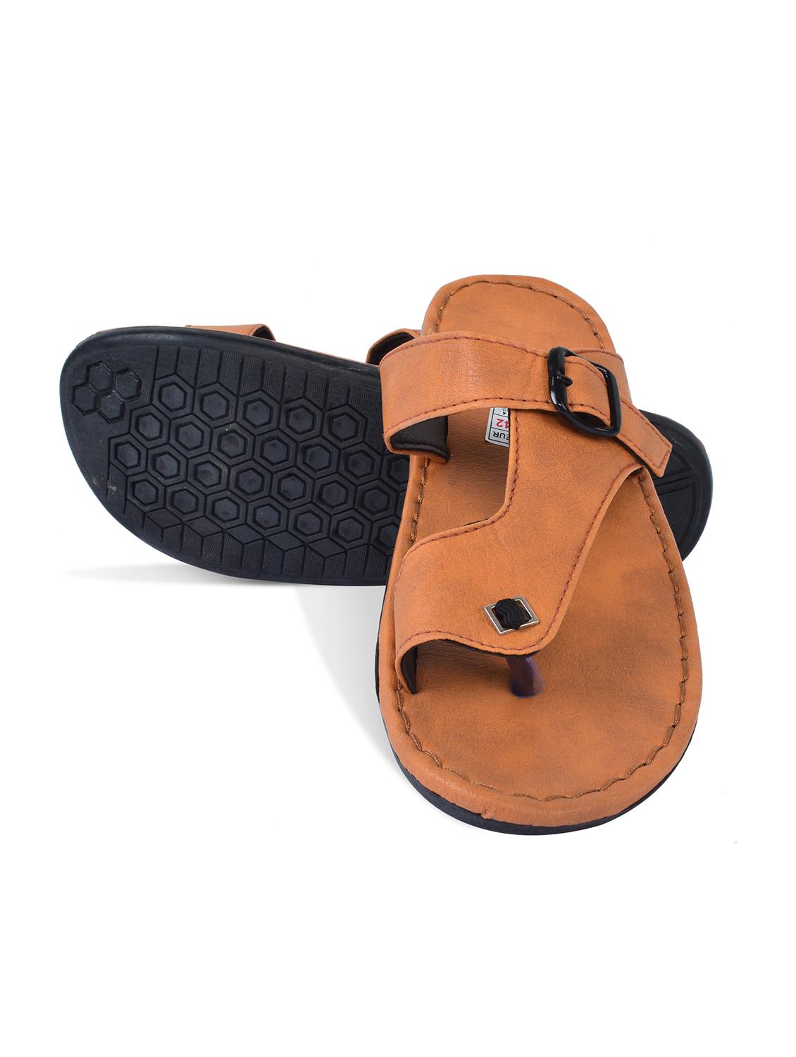 orange slip on sandal - 19165812 - Standard Image - 2