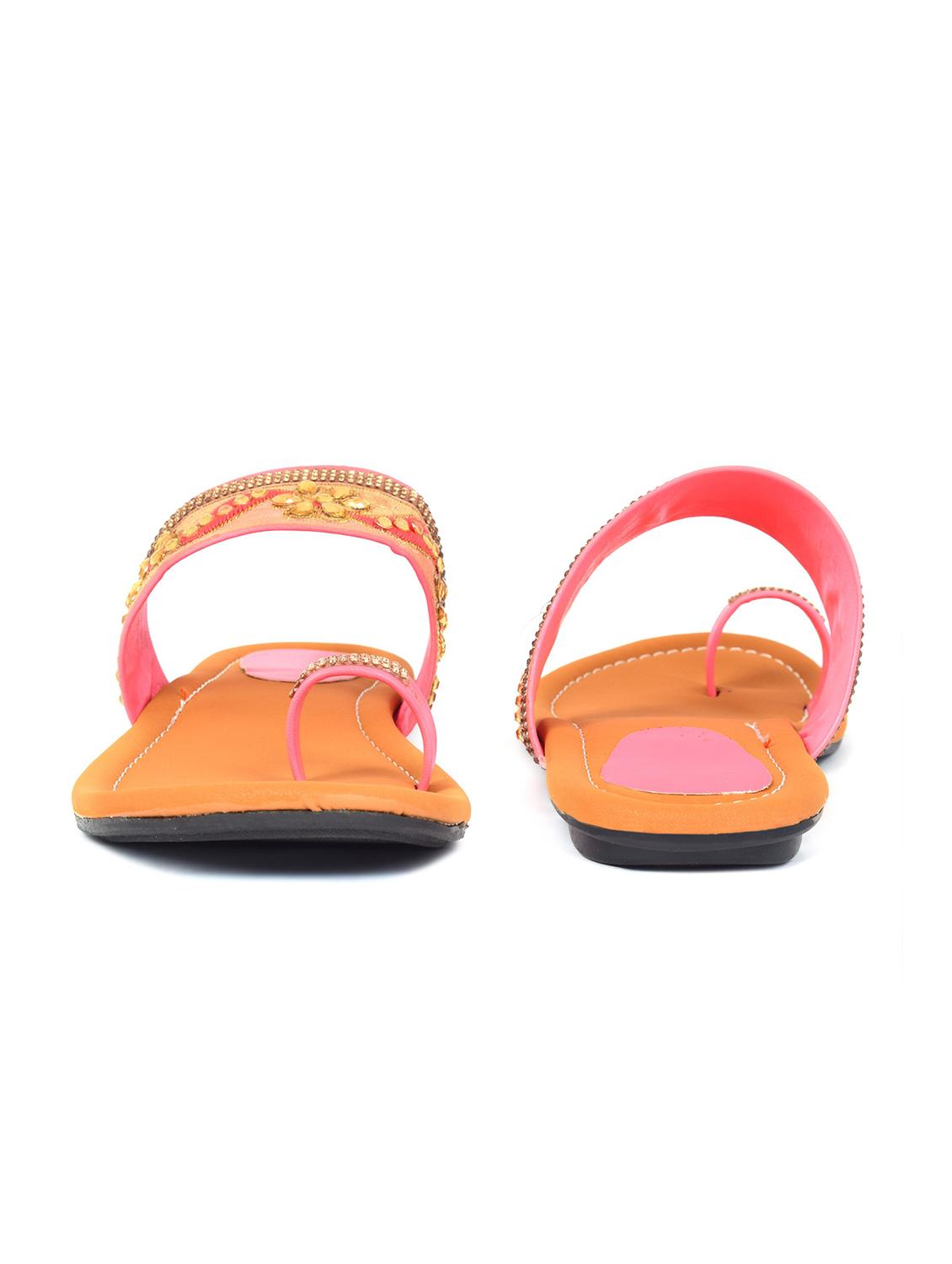 multi slip on flat sandal - 19165868 - Standard Image - 2