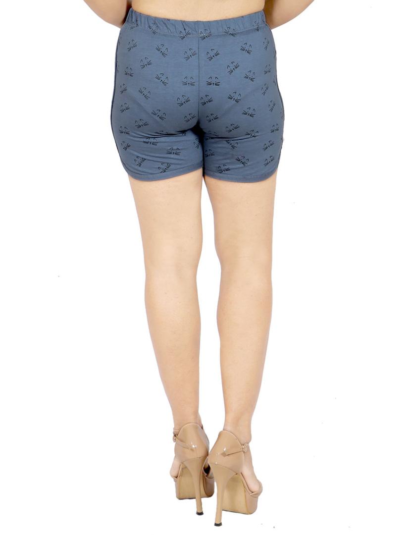 grey printed regular short - 19166084 - Standard Image - 2