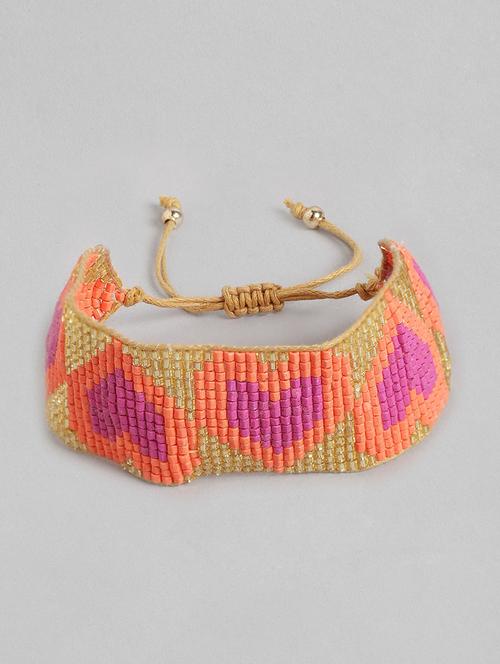 multi colored metal bangle  bracelet - 19166902 -  Standard Image - 0