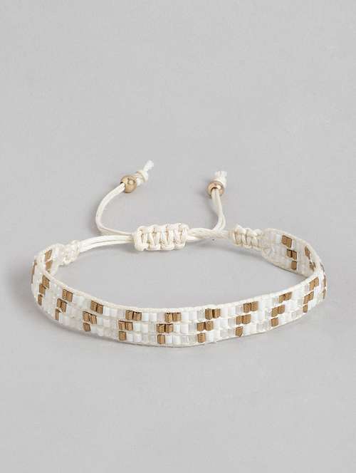 white metal bangle  bracelet - 19166907 -  Standard Image - 0