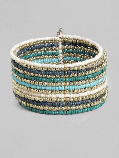 multi colored metal beaded bracelet - 19166918 - Standard Image - 0