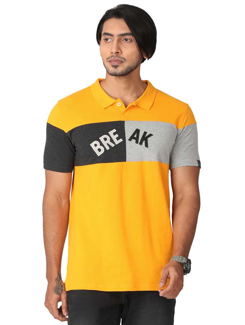 yellow cotton t-shirt