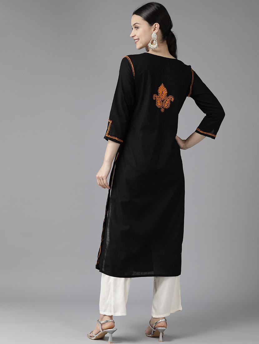 women's straight kurta - 19167385 - Standard Image - 2