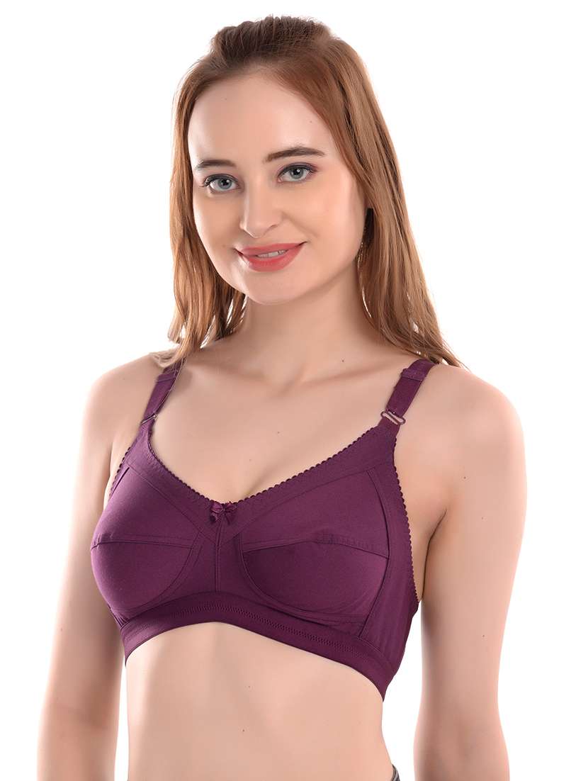 pack of 3 non padded regular bra - 19167468 -  Standard Image - 2