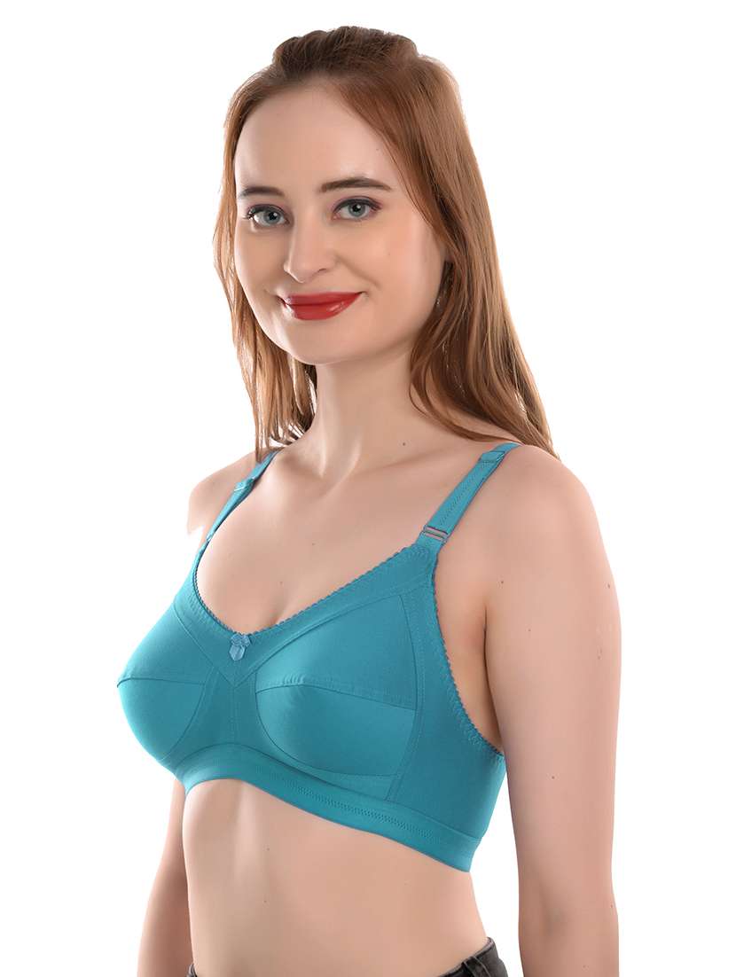 pack of 3 non padded regular bra  - 19167485 -  Standard Image - 2