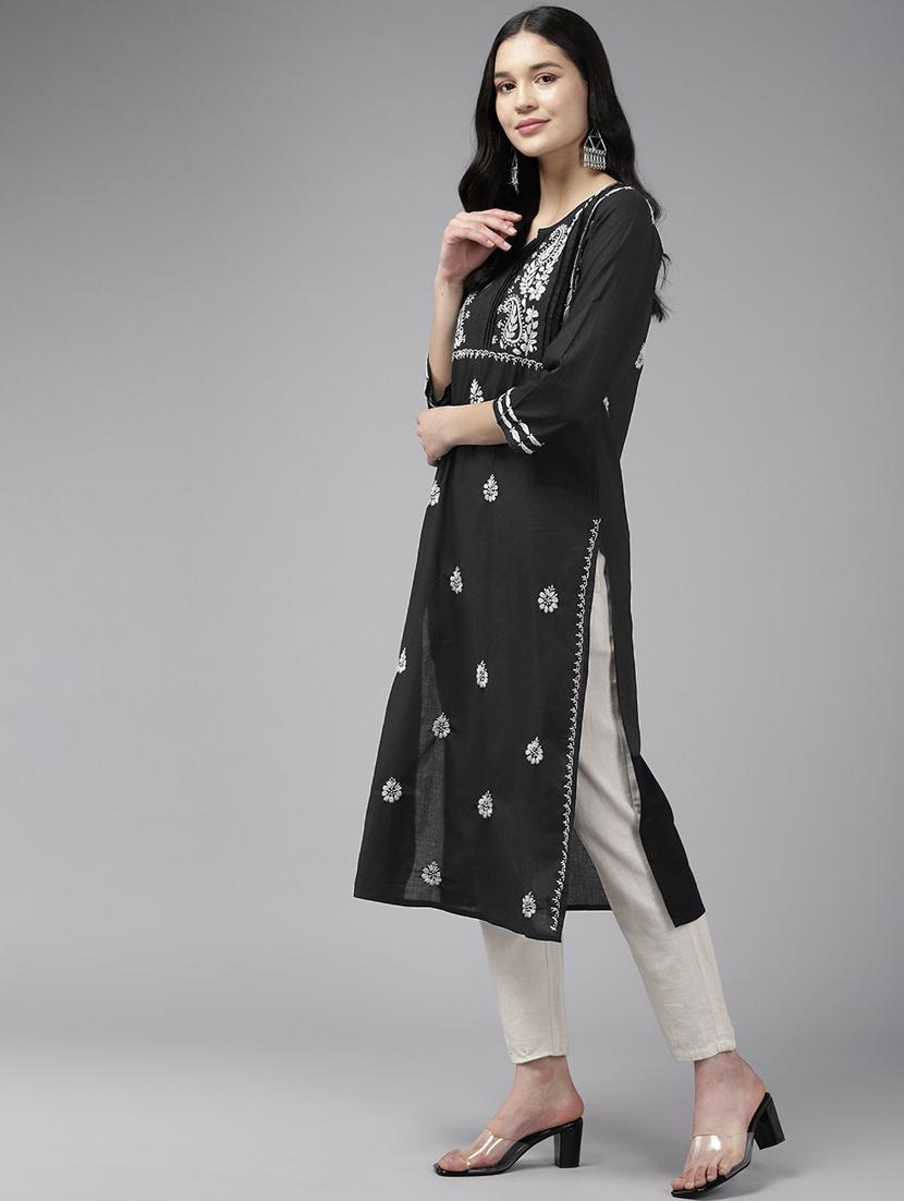 women's straight kurta - 19167500 - Standard Image - 2