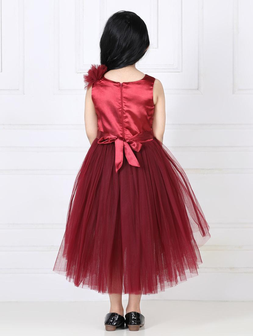 red coloured sequin frock - 19168846 - Standard Image - 2