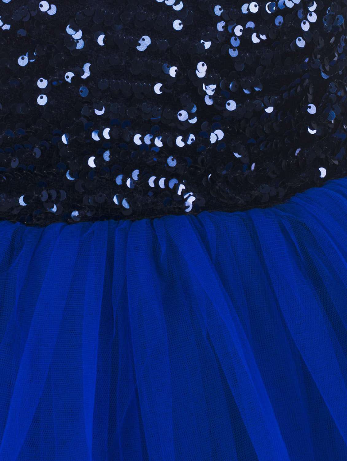 blue coloured sequin frock - 19168882 -  Standard Image - 2