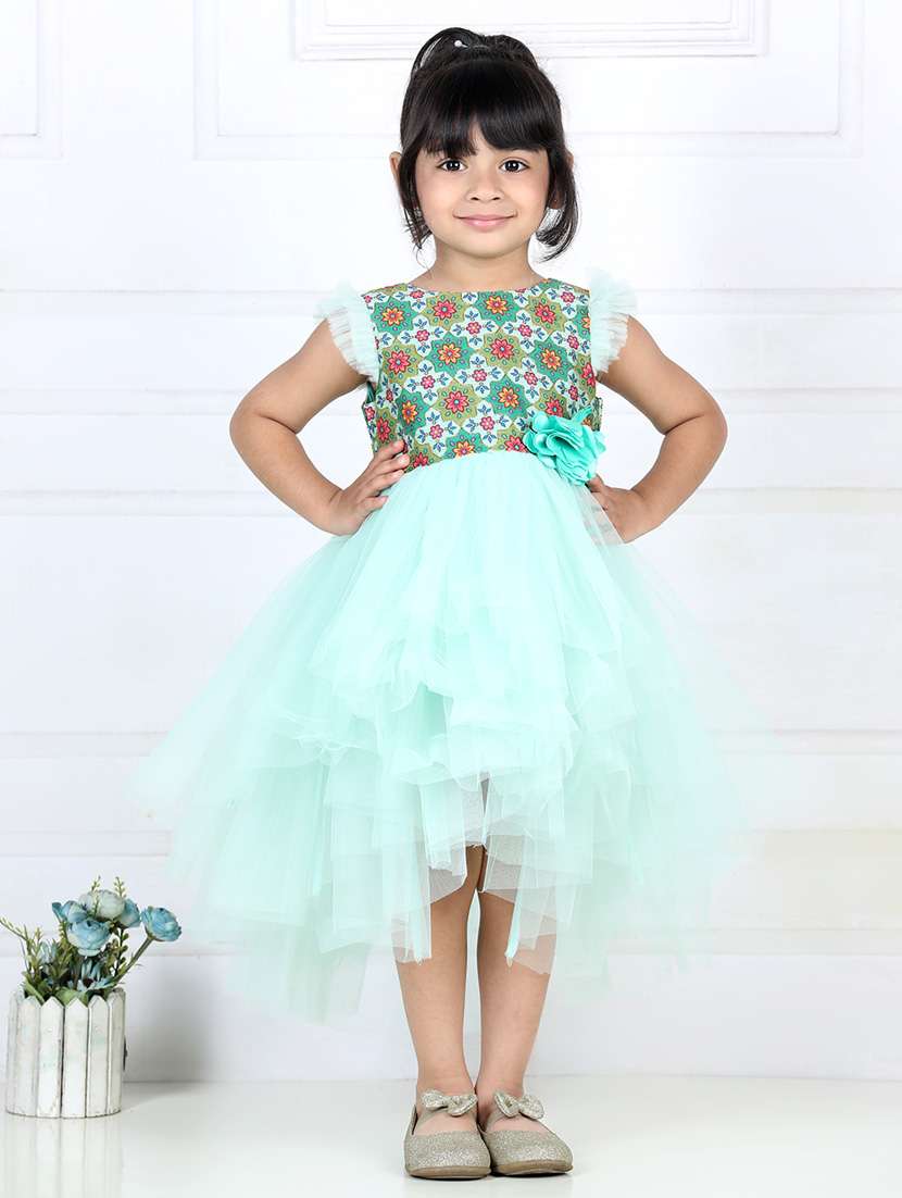 green net frock