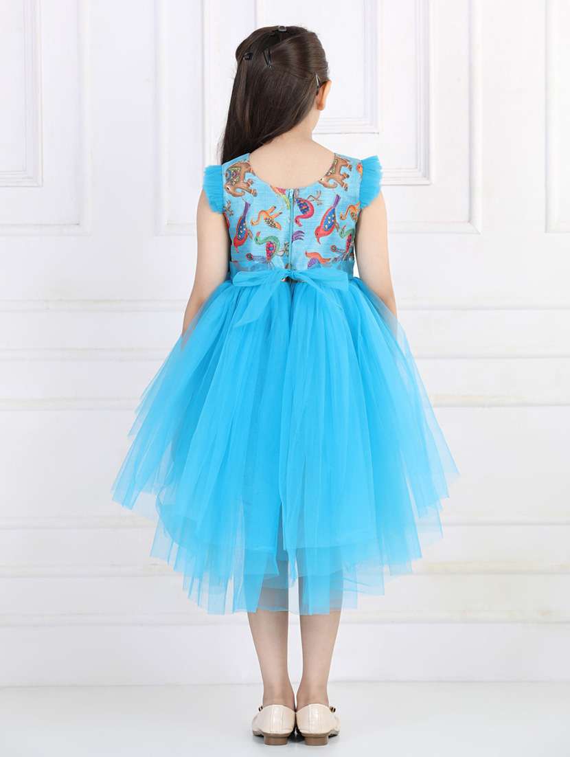 blue net frock - 19169167 - Standard Image - 2