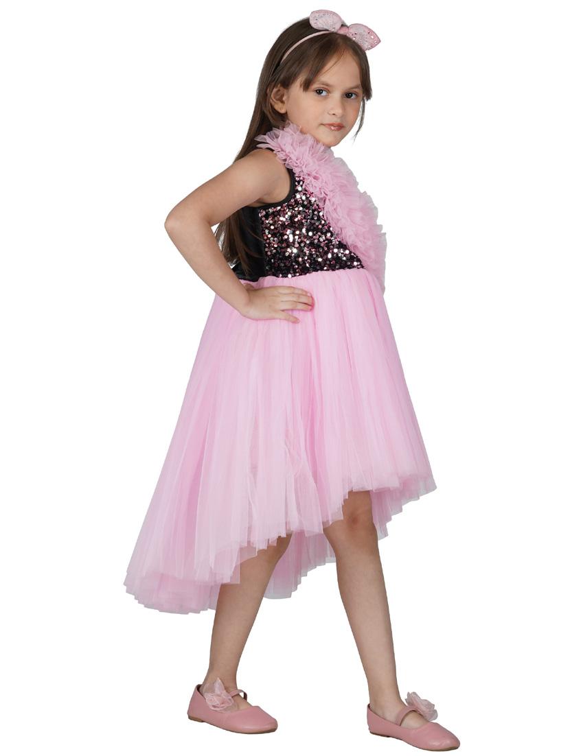 pink net frock - 19169170 - Standard Image - 2