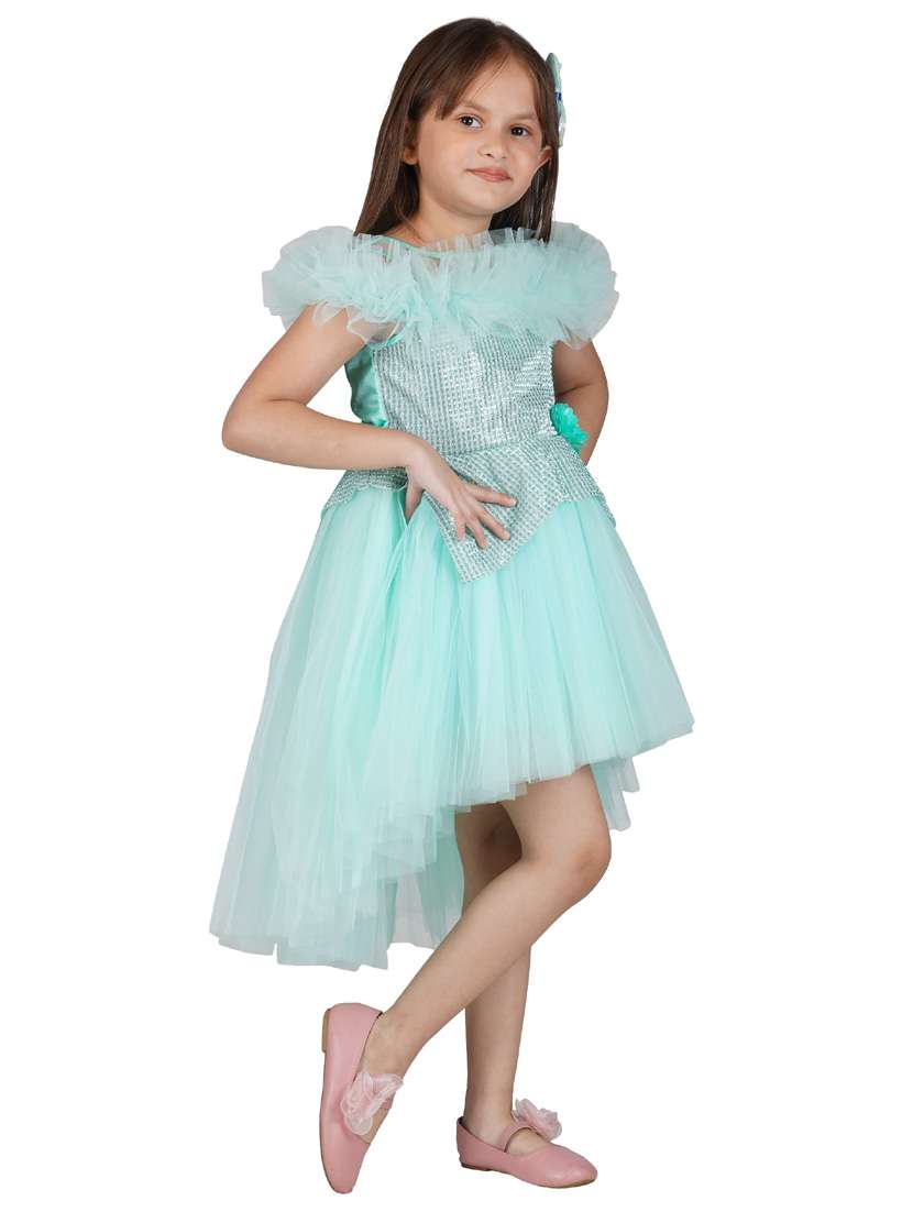green net frock - 19169173 - Standard Image - 2