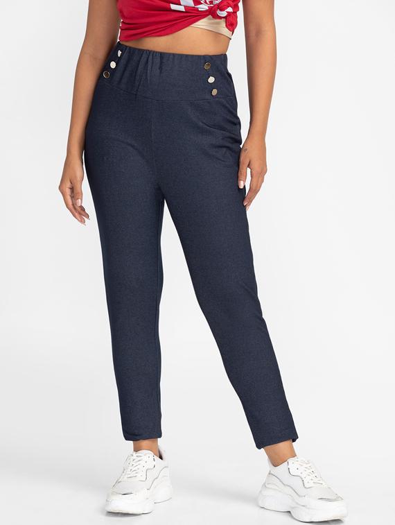 blue solid jegging - 19169682 - Zoom Image - 0