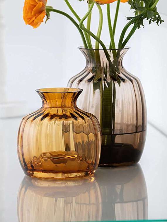 crystal small flower vase