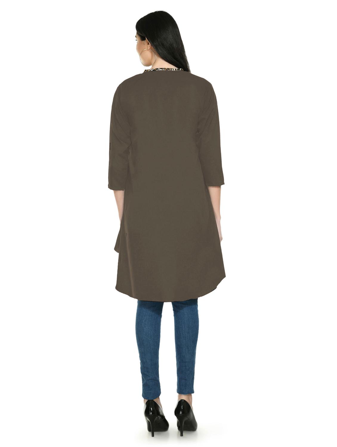 grey crepe shrug - 19171235 - Standard Image - 2