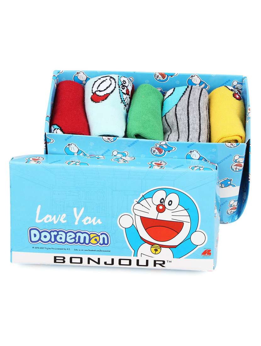 pack of 5 multi colored ankle length sock