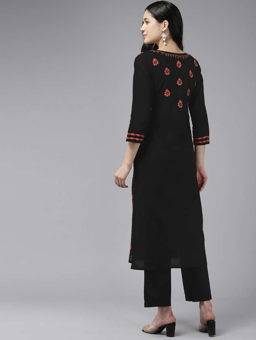 women's straight kurta - 19172073 - Standard Image - 2