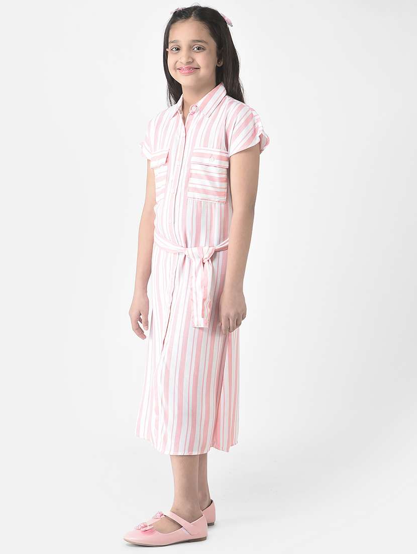 girls collared short sleeves frock - 19172216 -  Standard Image - 2