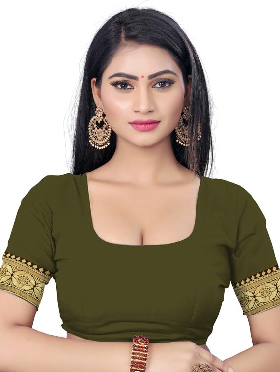 self design woven saree with blouse - 19173212 - Standard Image - 2