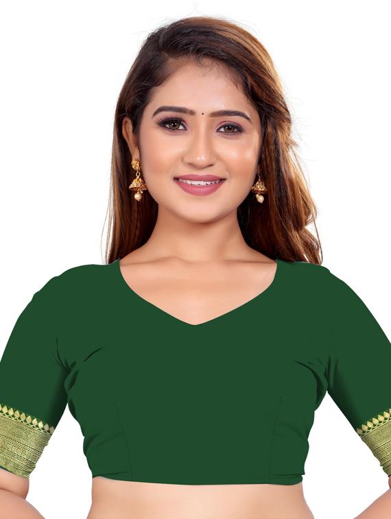 self design woven saree with blouse - 19173216 - Standard Image - 2