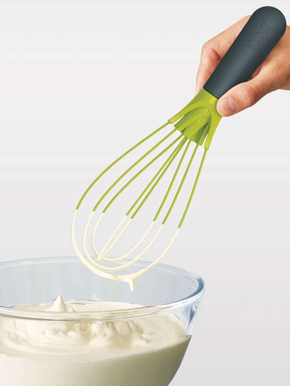 joseph joseph twist 2-in-1 whisk - green