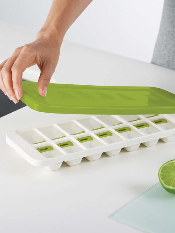 joseph joseph quicksnap plus ice cube tray - green