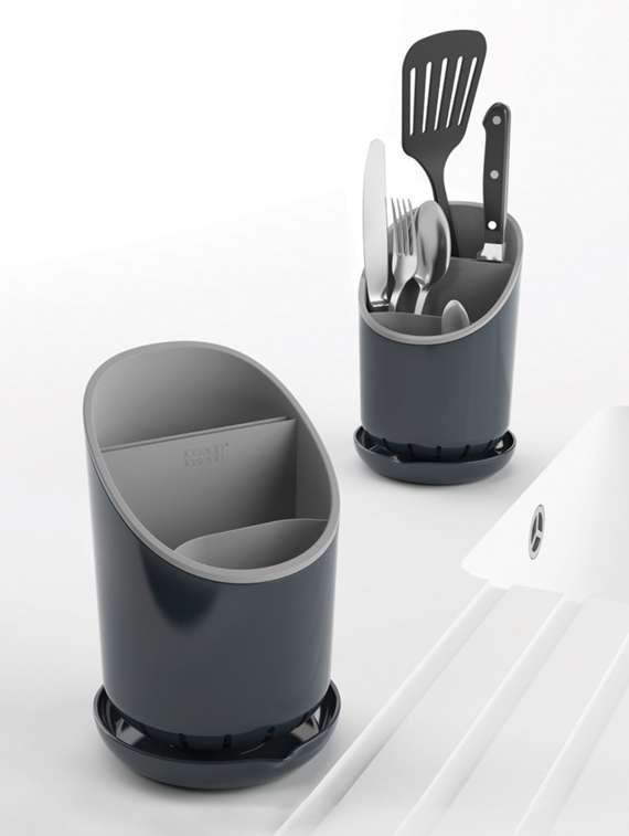 joseph joseph dock cutlery drainer - grey
