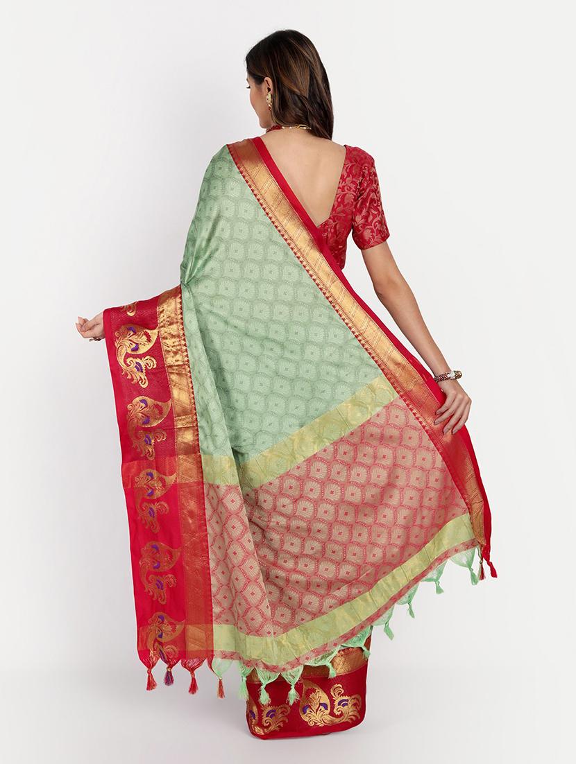 self design woven saree - 19176522 - Standard Image - 2
