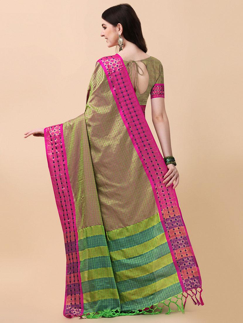 self design woven saree - 19176536 - Standard Image - 2