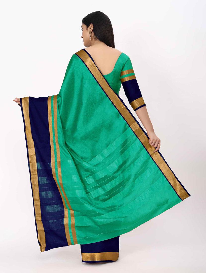 self design mysore silk saree with blouse - 19176628 - Standard Image - 2