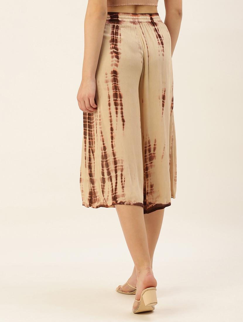 beige tie and dyed culottes - 19177045 - Standard Image - 2