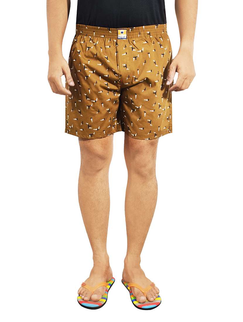 mid rise printed boxer
