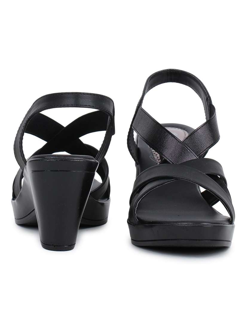 women solid back strap sandal - 19177849 - Standard Image - 2