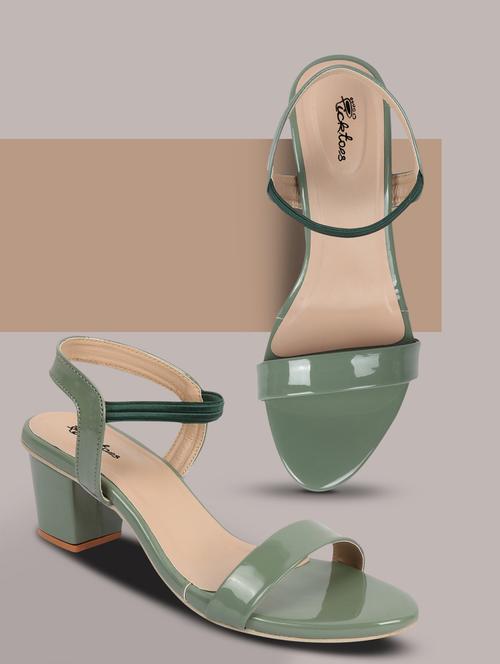 women solid ankle strap sandal - 19177883 -  Standard Image - 0
