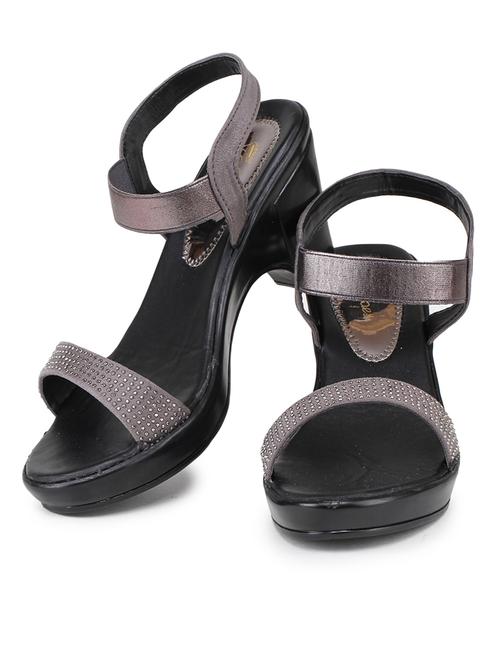 women solid ankle strap sandal - 19177890 - Standard Image - 0