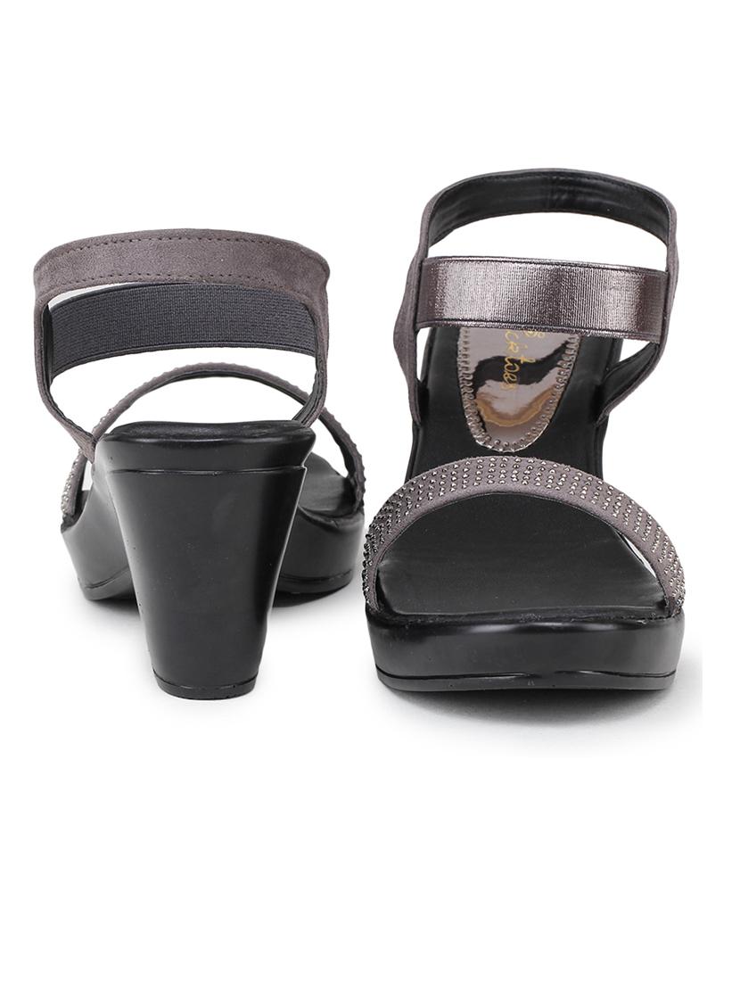 women solid ankle strap sandal - 19177890 - Standard Image - 2