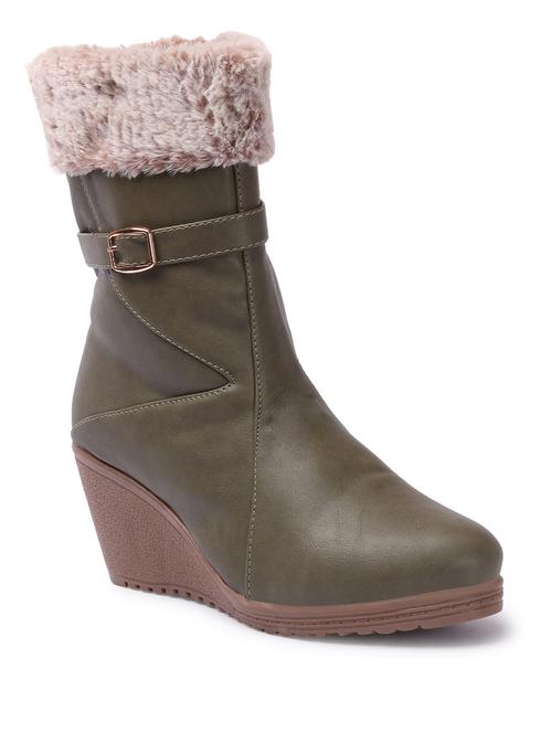 green ankle boot - 19177926 - Standard Image - 0