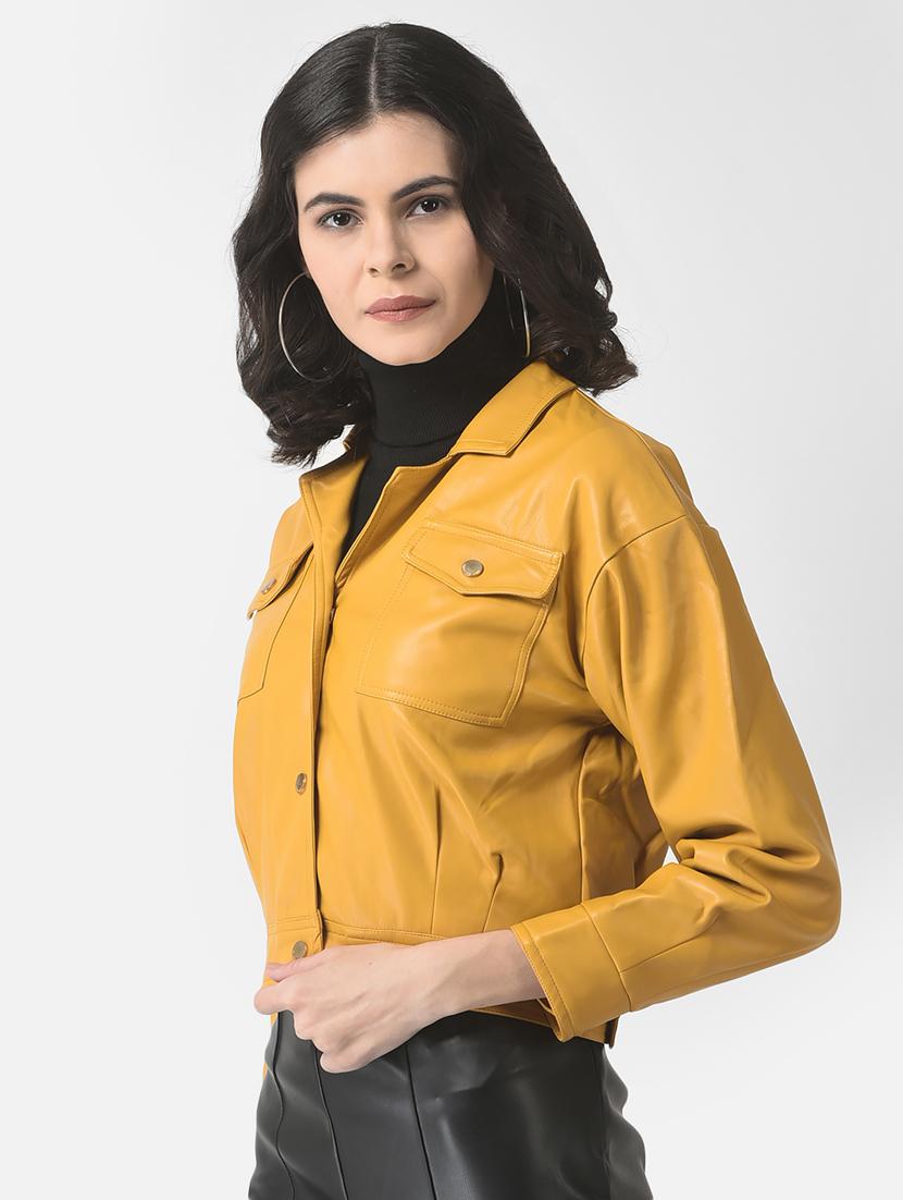 solids leatherette jacket - 19178444 - Standard Image - 2