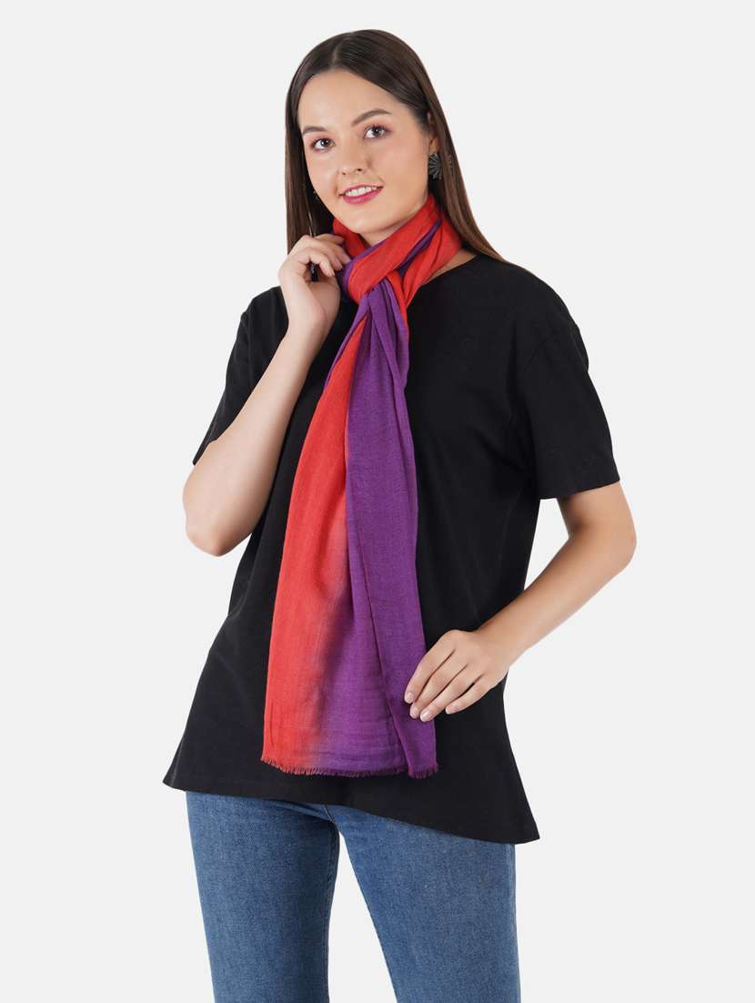 women's ombre print stole
