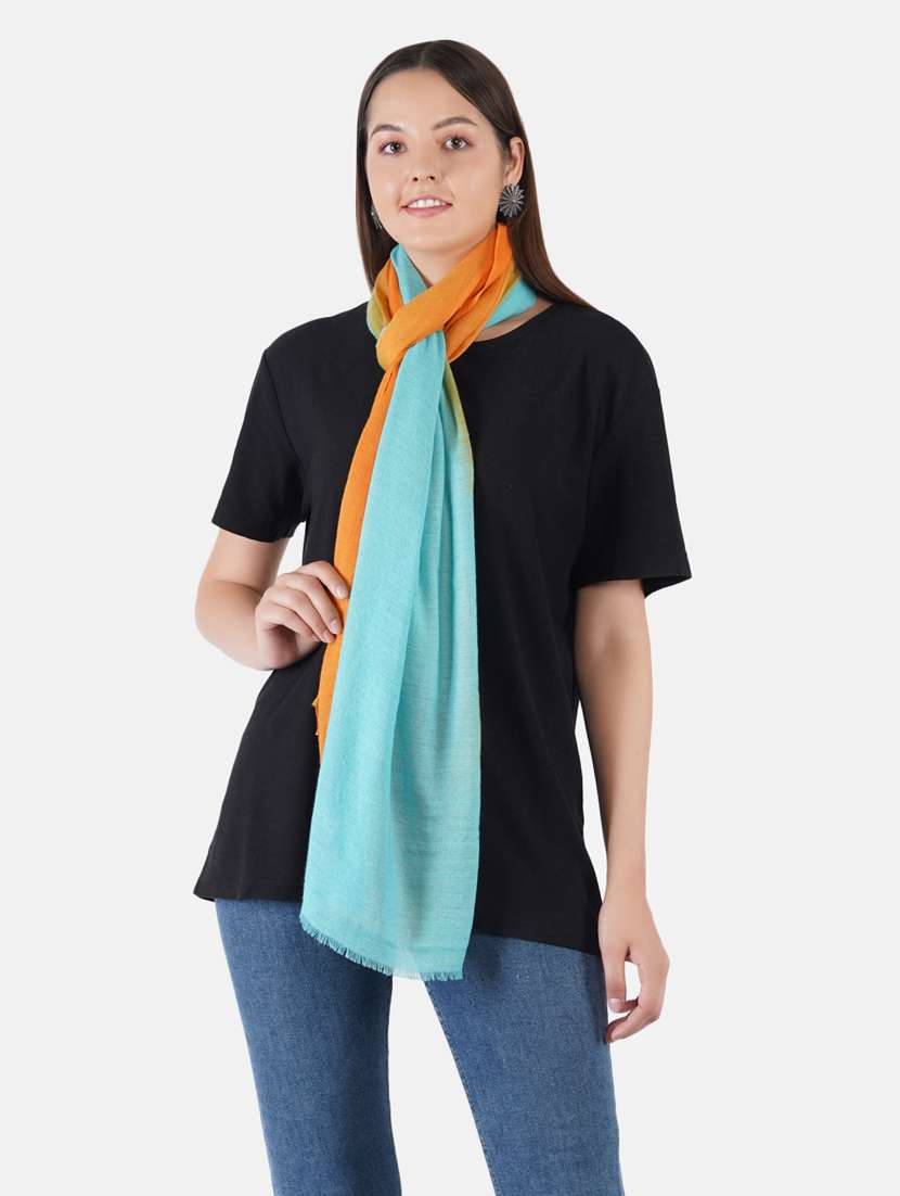 women's ombre print stole