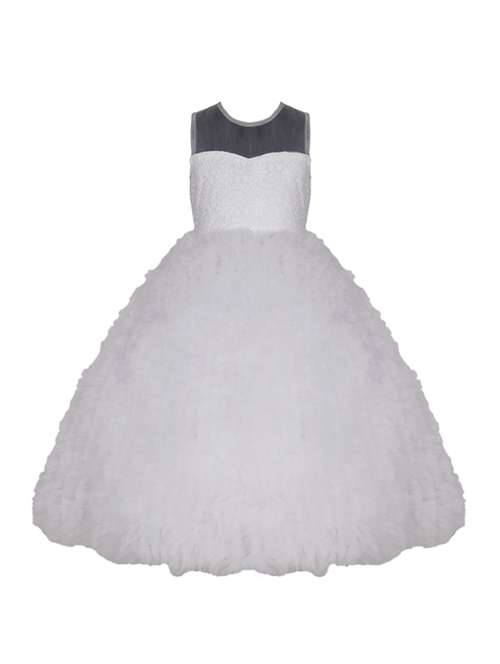 girls round neck sleeveless frock - 19178517 -  Standard Image - 0