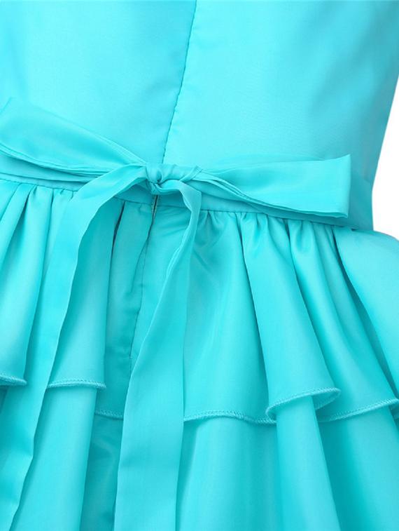 girls v neck sleeveless frock - 19178710 - Standard Image - 2
