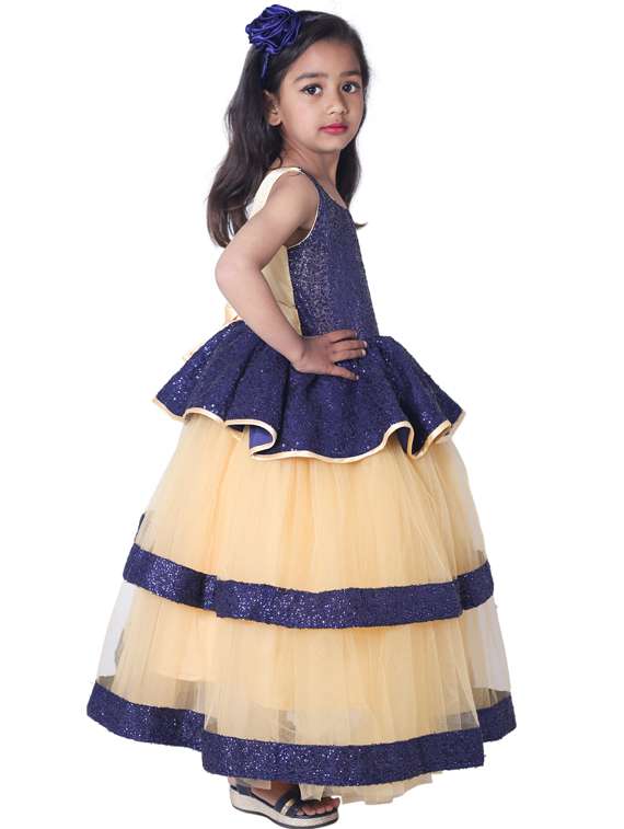 girls round neck sleeveless frock - 19178736 - Standard Image - 2