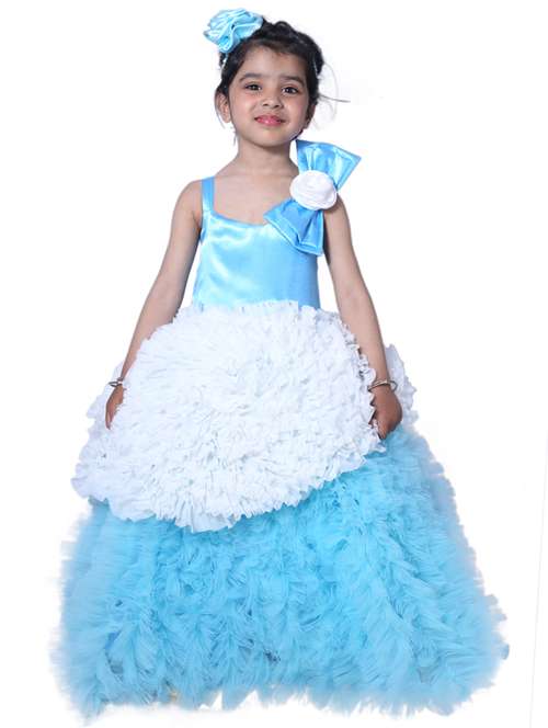 girls square neck sleeveless frock