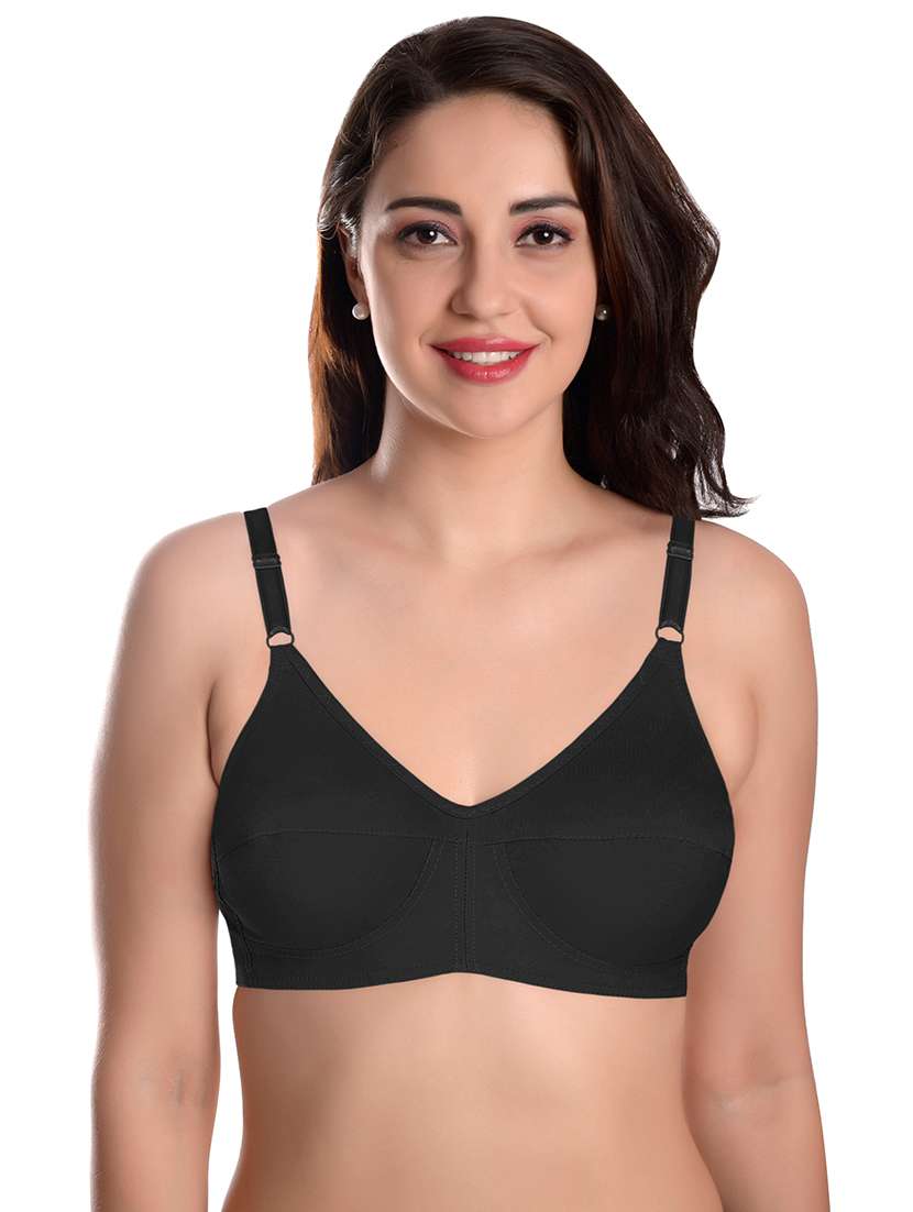 multi coloured solid bra - 19180750 -  Standard Image - 7