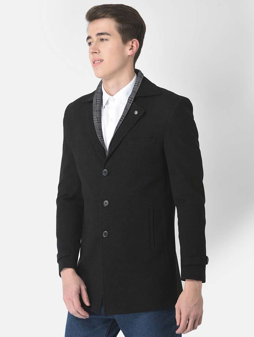 solid single breasted casual blazer - 19180844 - Standard Image - 2