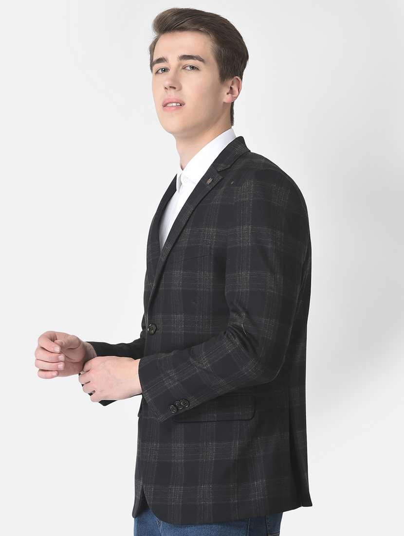 solid single breasted casual blazer - 19180846 -  Standard Image - 2