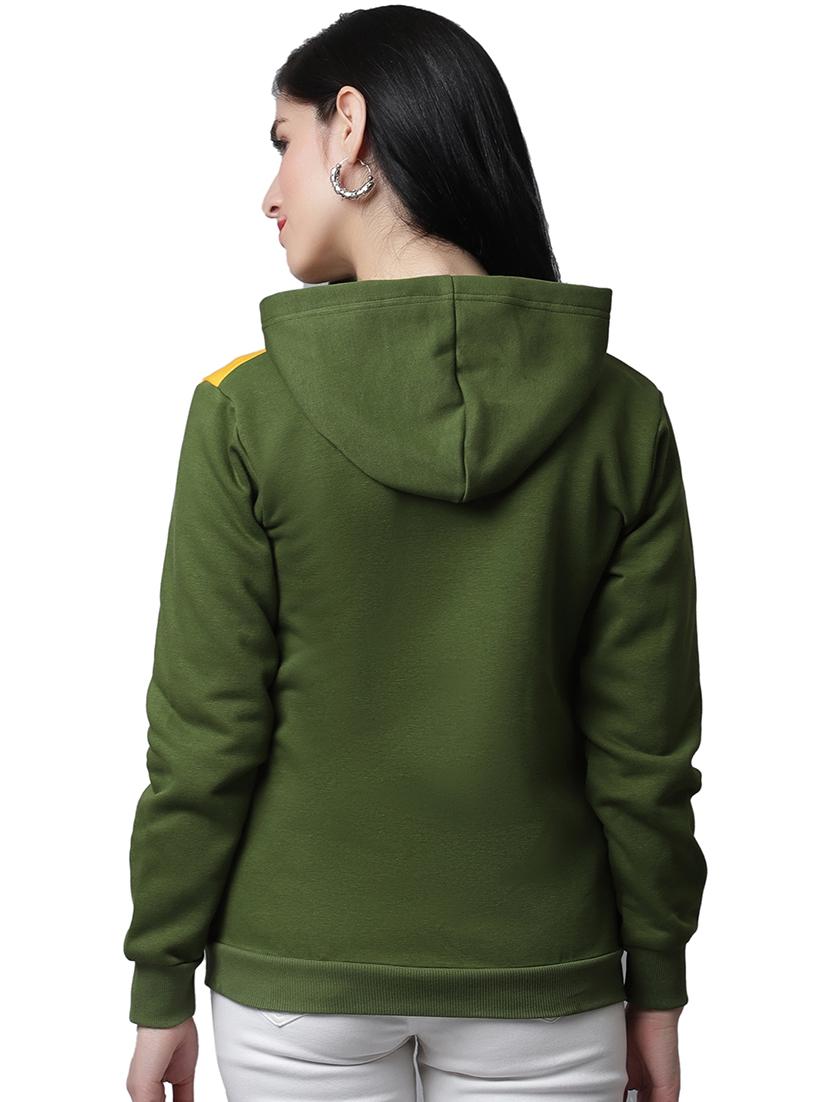 women's color block sweatshirt - 19181525 - Standard Image - 2